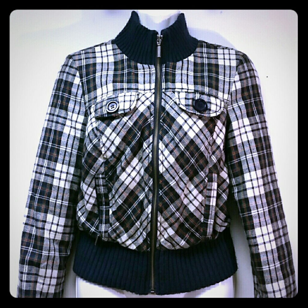 Guess Plaid Jacket